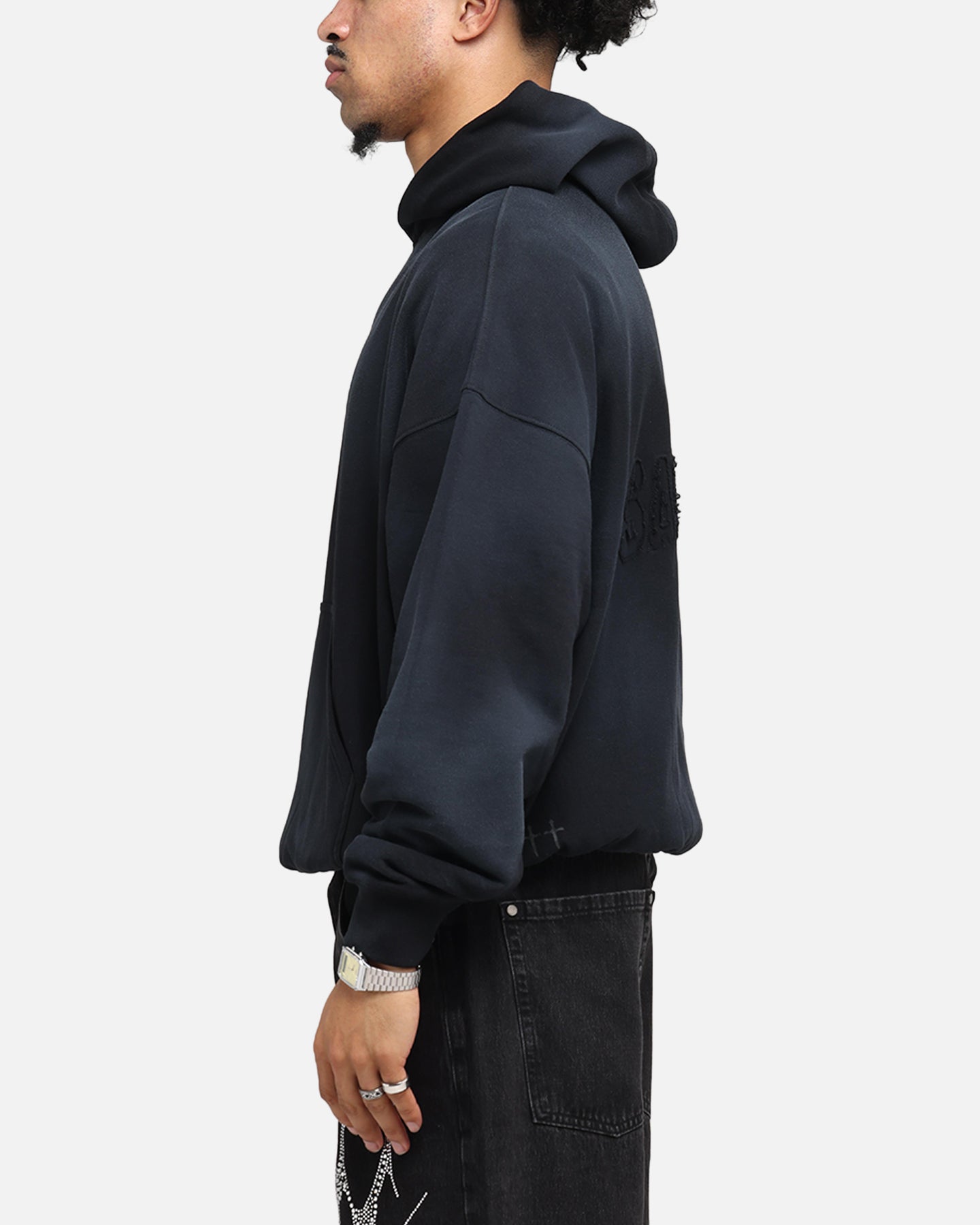 Saint Morta Manticore Boxy Hoodie Sunfade Black、mySite、zt4zffjzw