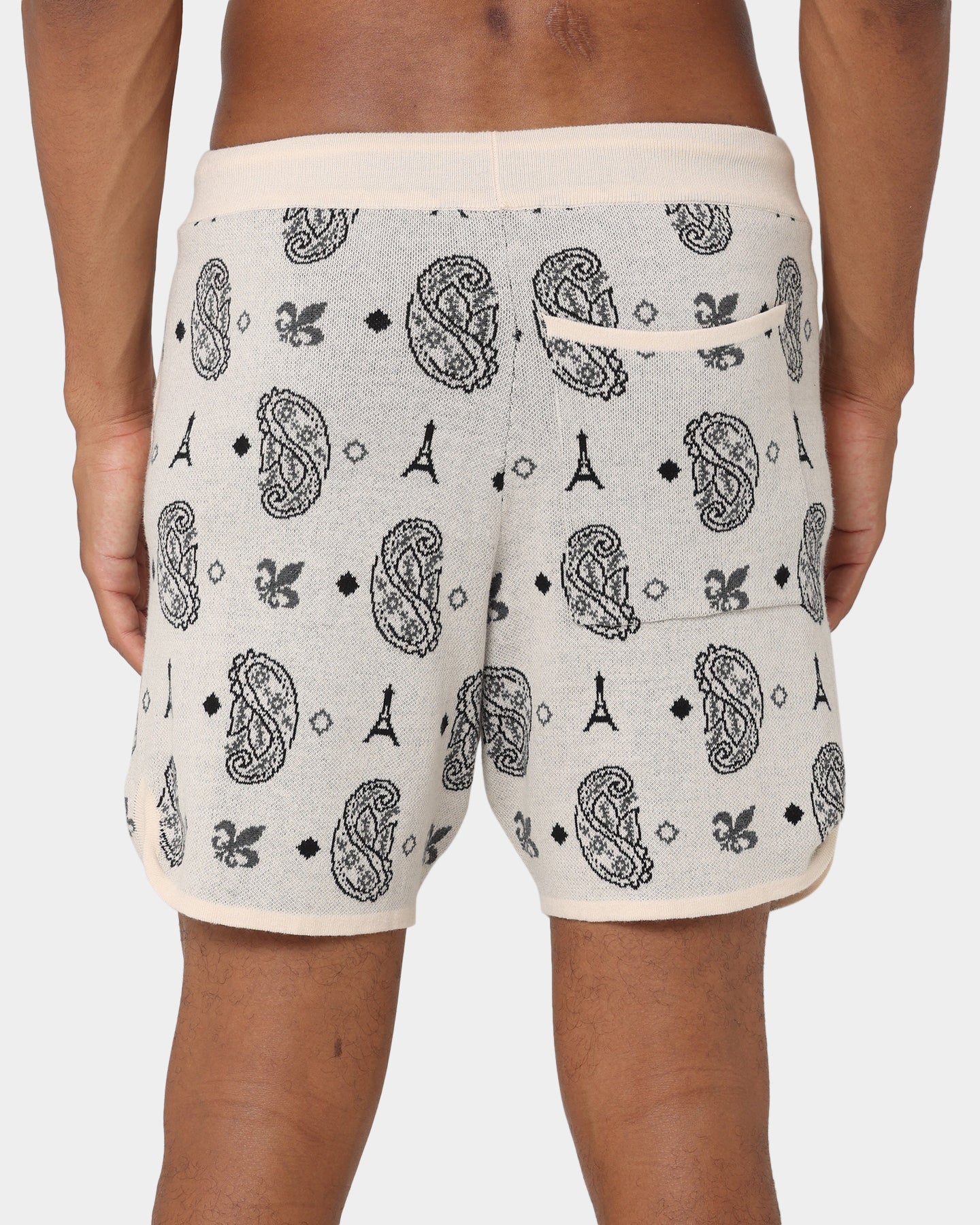 Carre Big Bandana Knitted Shorts Off White、mySite、zt4zffjzw