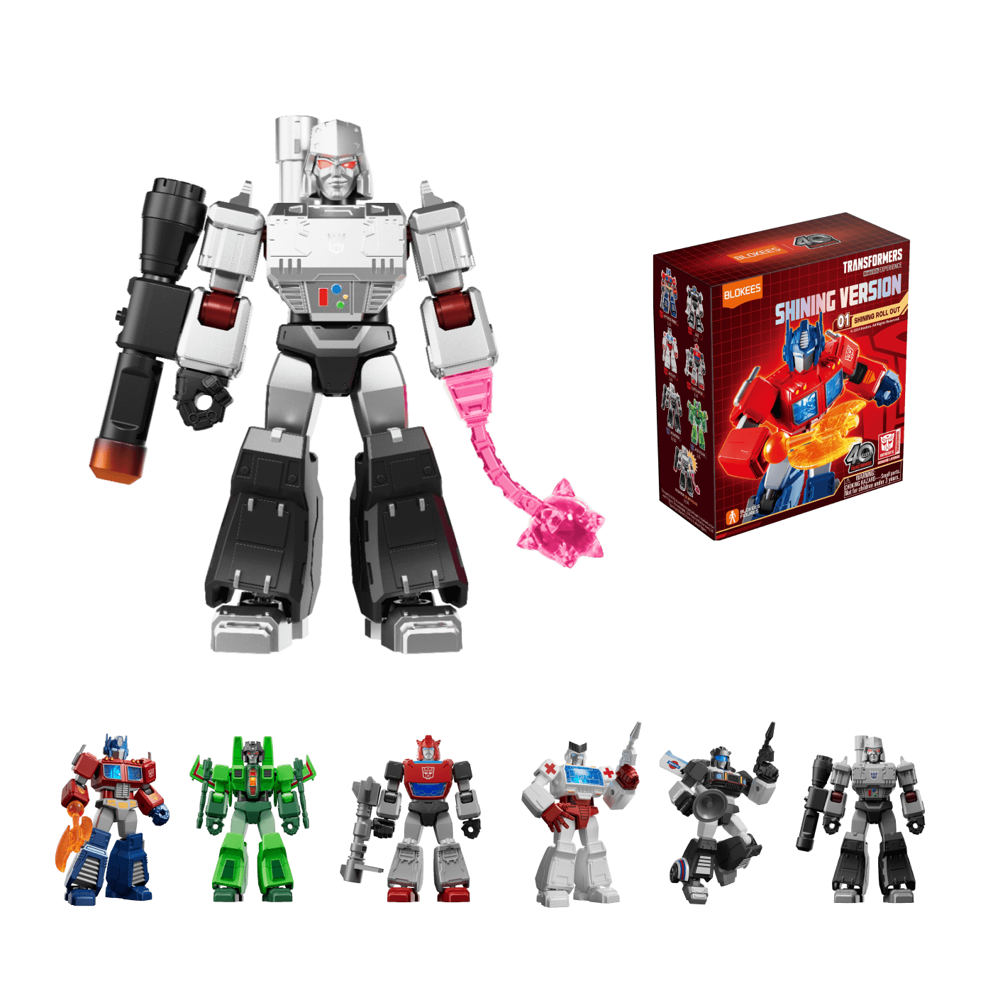 Shining Blokees Transformers Shining Version 01 Roll Out (Box of 6 Individually Boxed)、mySite、hgirdovlk