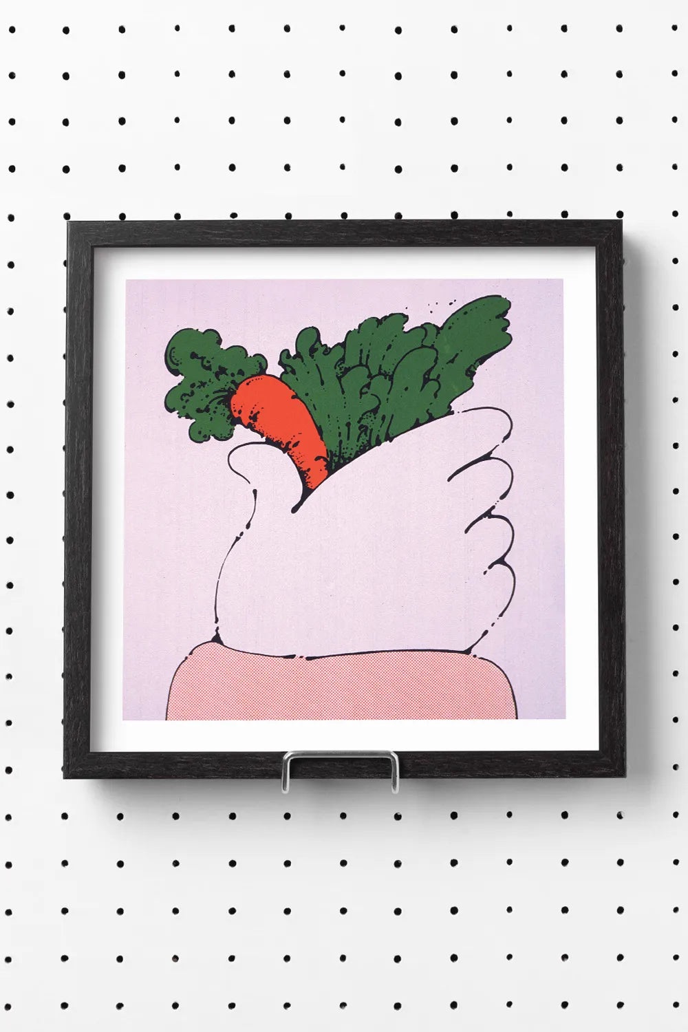 Carrot Pop Art Square Print、mySite、gigharbornorthrealestate
