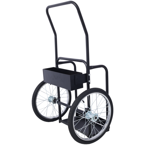 Large Dual Oxygen Tank Cart Dolly Double Cylinder Cart, 20" pneumatic Wheels Includes two fastening belts ,black、、eastwooduniform