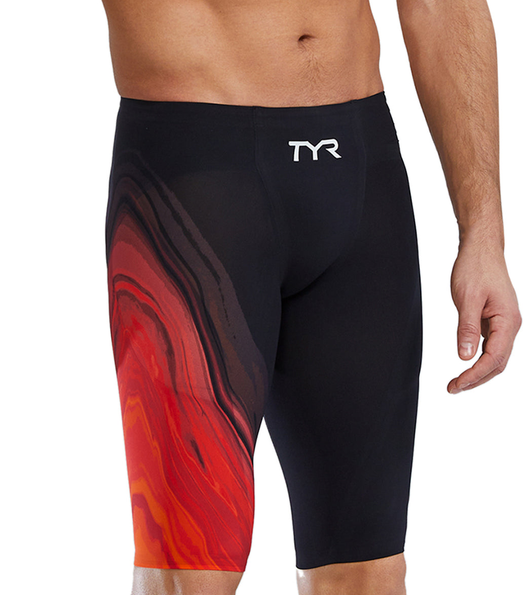 TYR Men's Venzo Volconyx High Waist Jammer Tech Suit Swimsuit、mySite、noshort