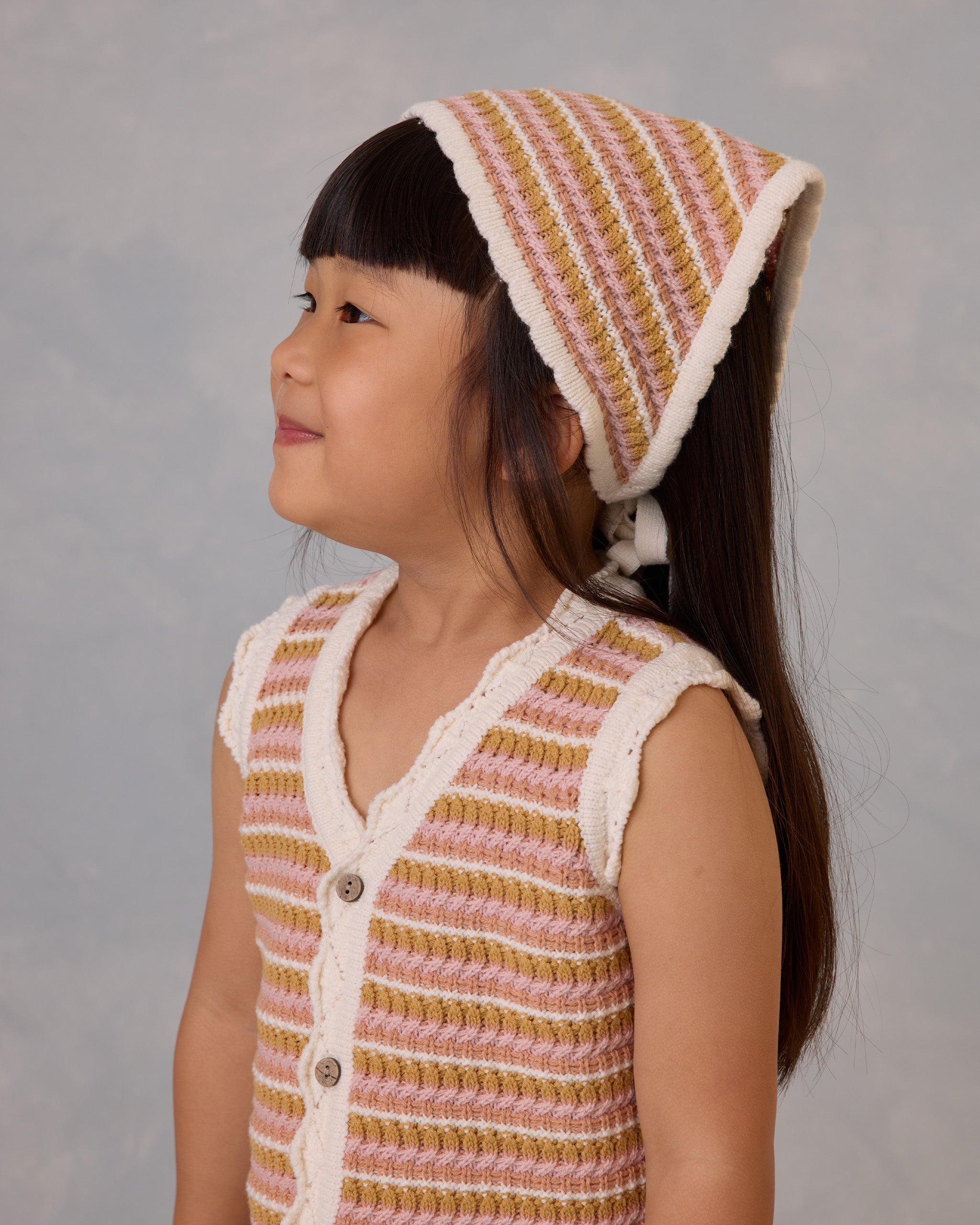  Crochet Scarf Headband || Pink Stripe、mySite、layawaytickets