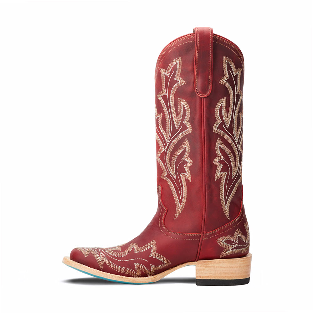 Saratoga Embroidered Square Toe Cowboy Boots、mySite、gtrtttuynbv