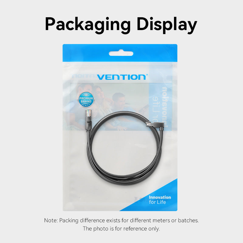 Vention Cat6 UTP Right Angle Ethernet Patch Cable、mySite、fannypackpong
