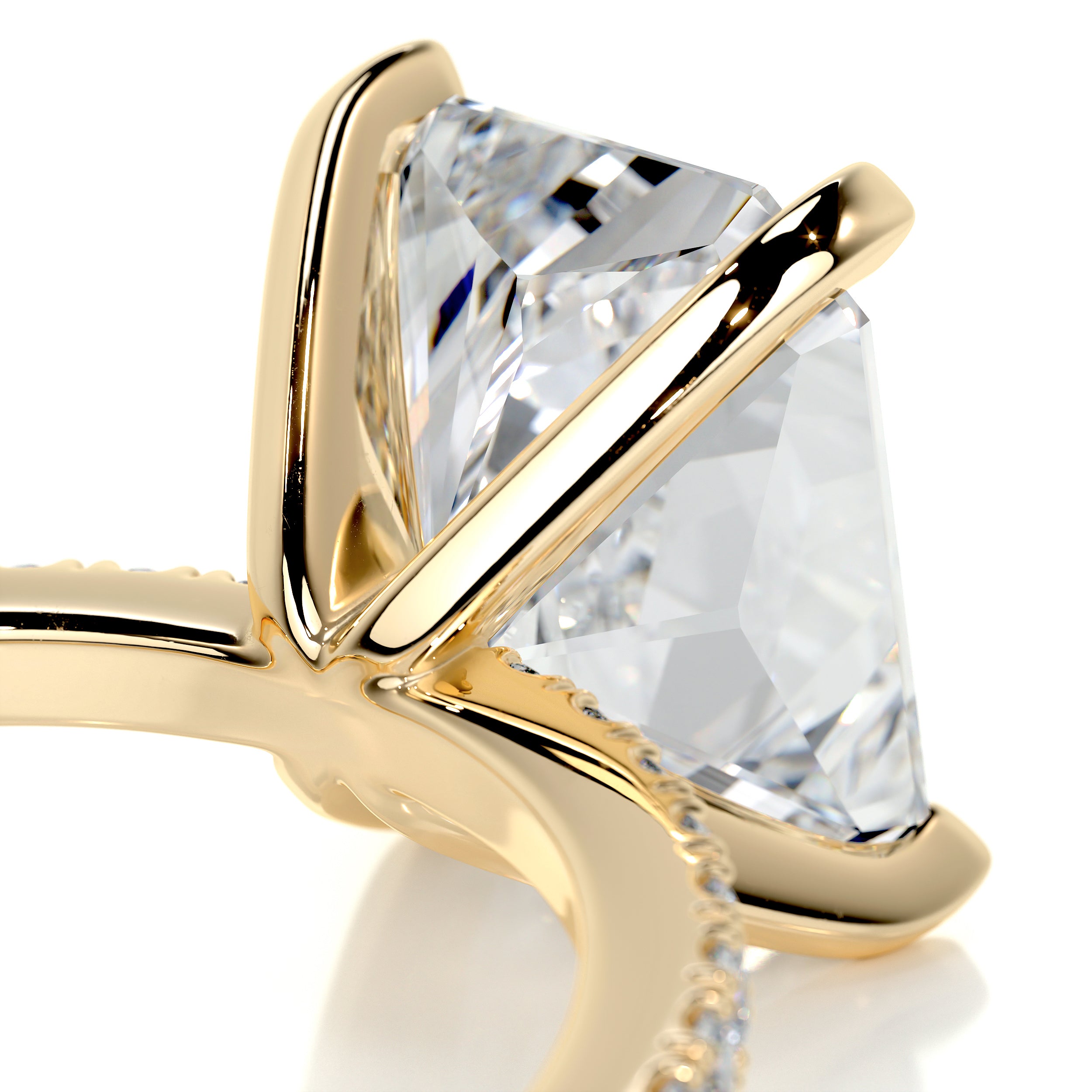 Audrey Diamond Engagement Ring -18K Yellow Gold、mySite、hinf8tx79