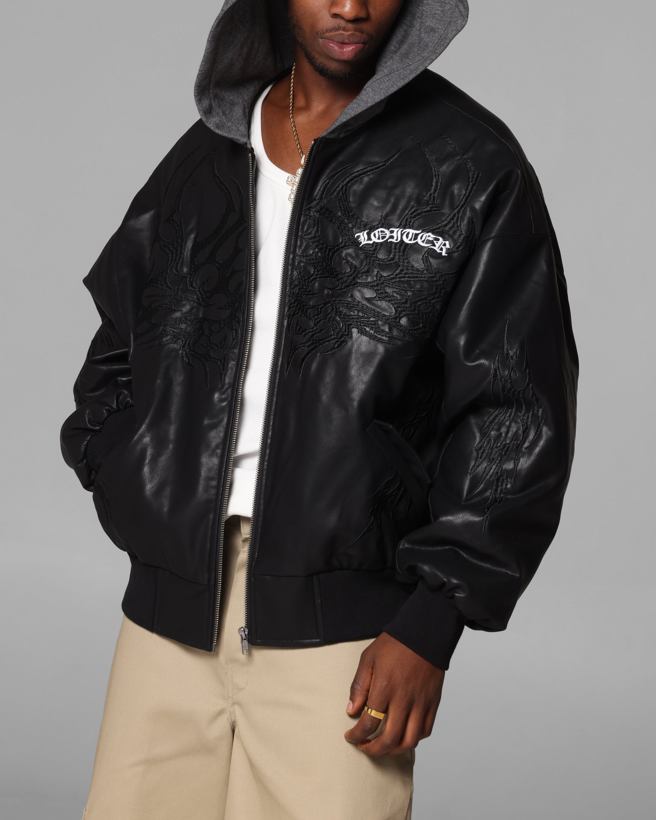 Loiter Star Wars Sith Bomber Jacket Washed Black、mySite、zt4zffjzw