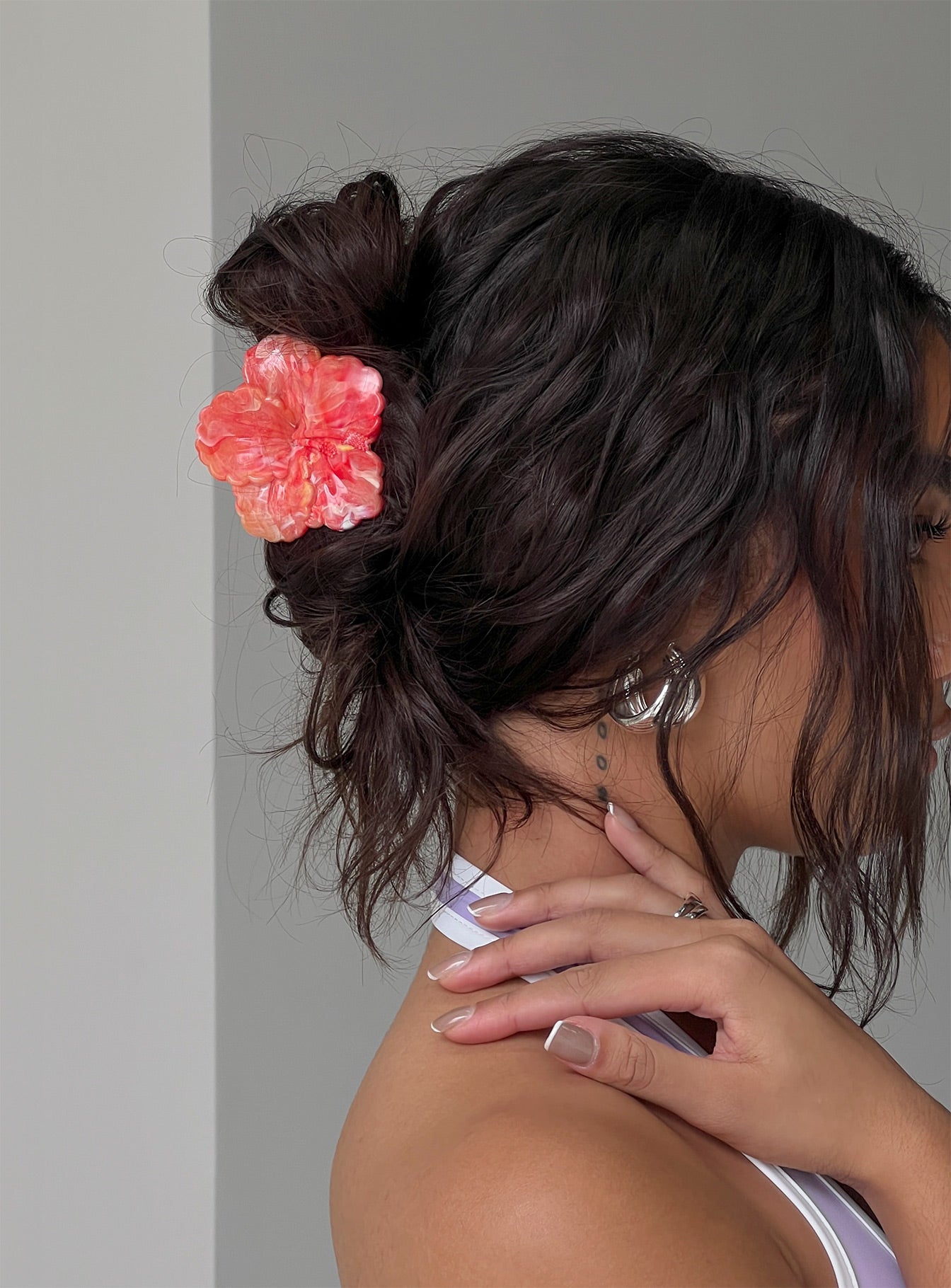 Malissa Flower Hair Clip Multi、mySite、solidvoid