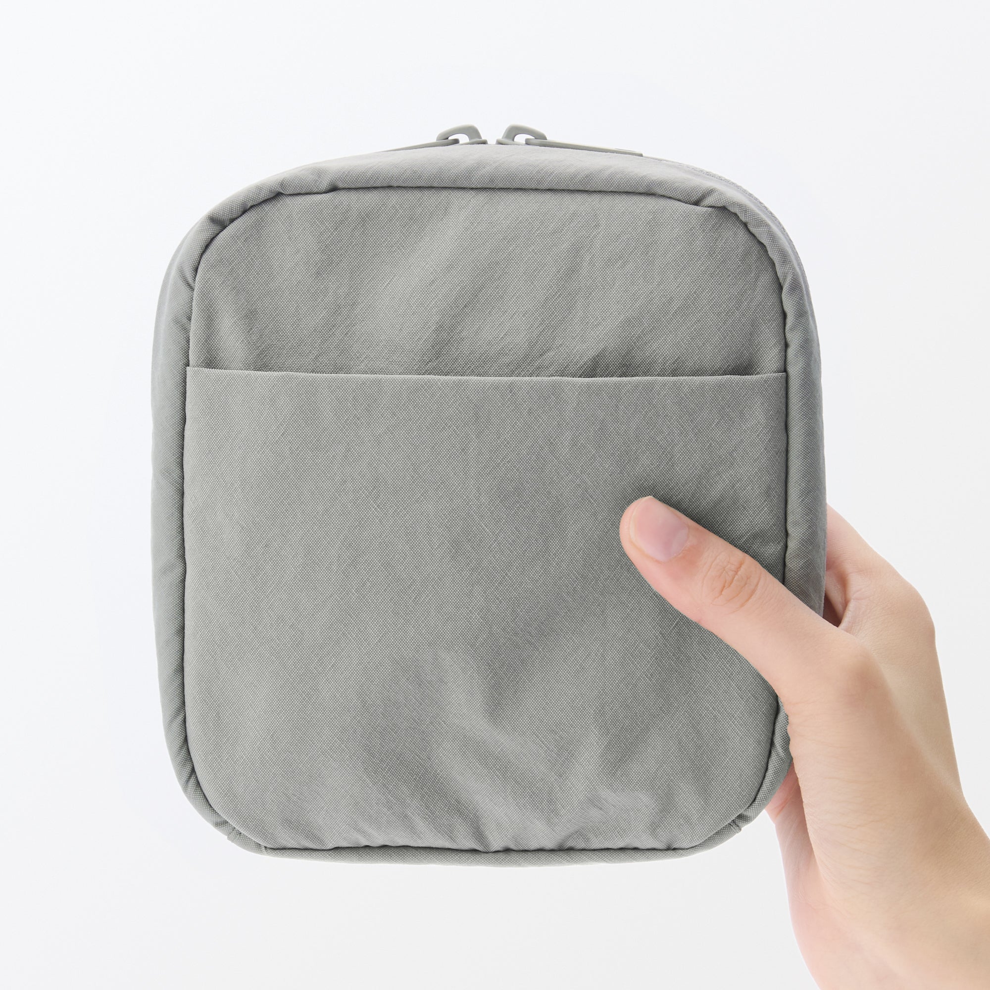  Wrinkled Nylon Wide-Opening Pouch - Square、mySite、sugarbowlscore