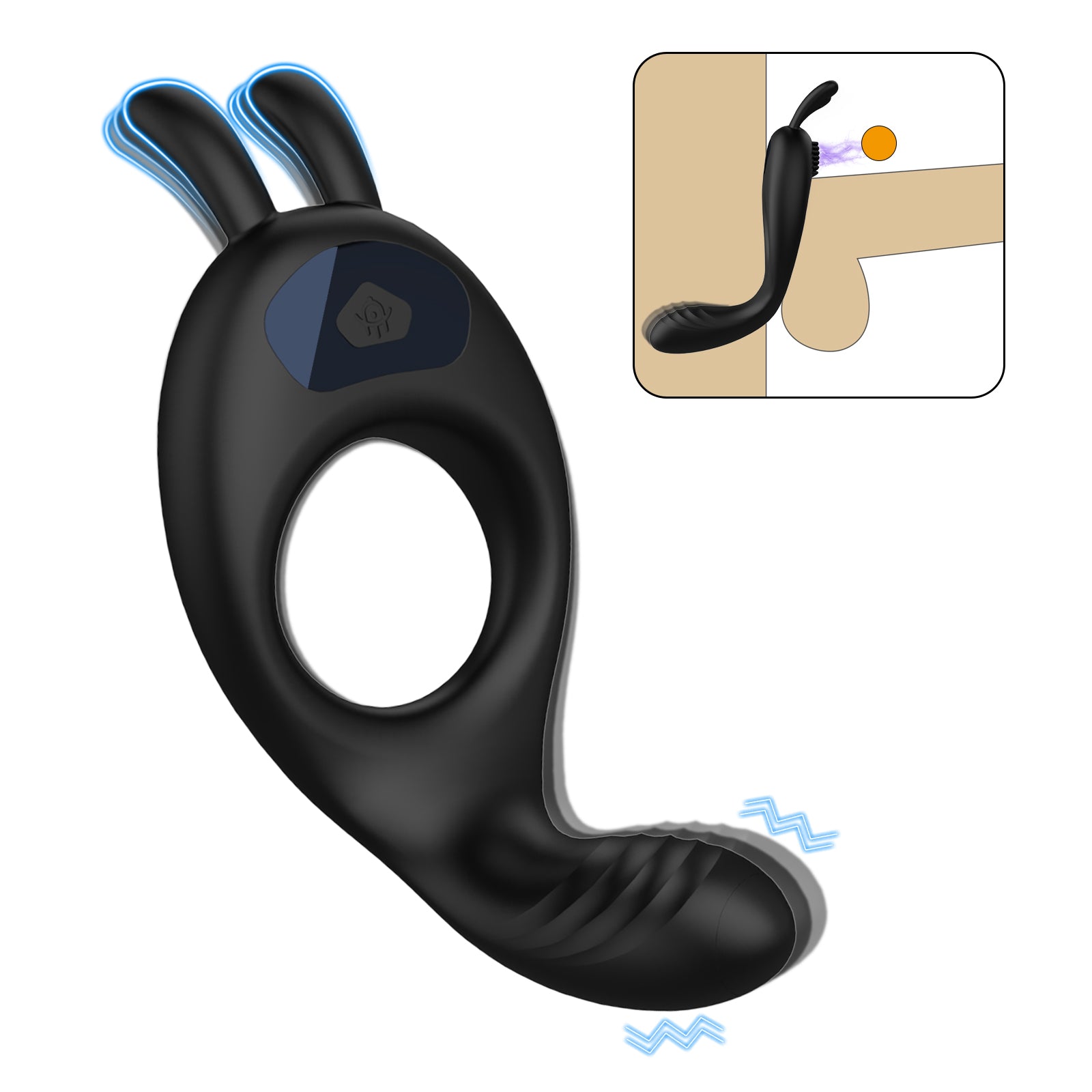 Calex Smart APP Couples Vibrating Cock Ring | Clitoris Stimulation | Perineal Stimulation、mySite、bottomscart