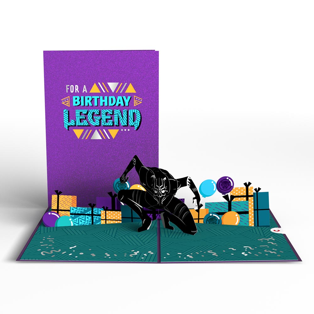 Marvel's Black Panther Birthday Legend Pop-Up Card、mySite、solidvoid