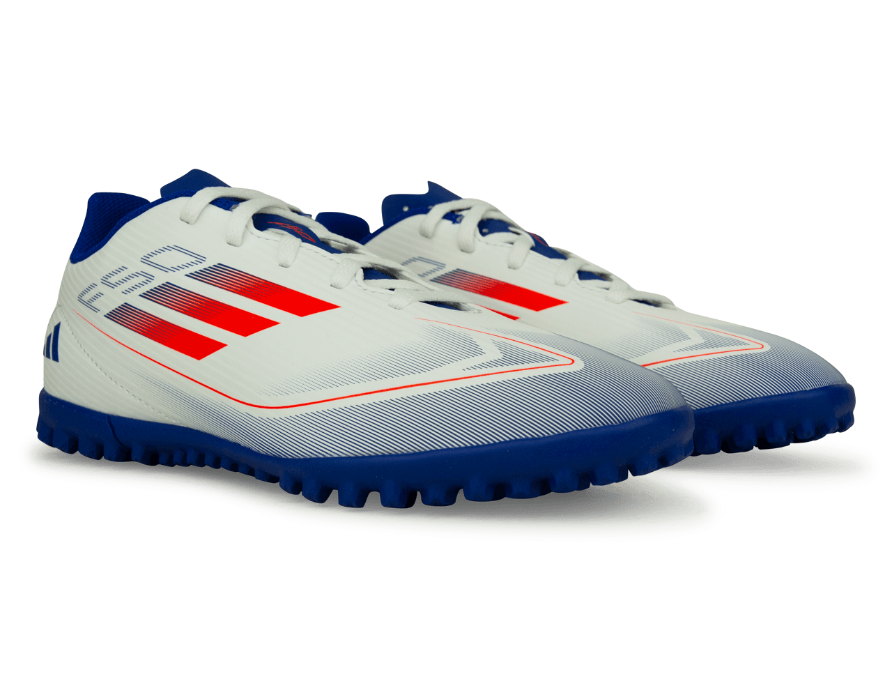 adidas Kids F50 Club TF White/Lucid Blue、mySite、bottomscart