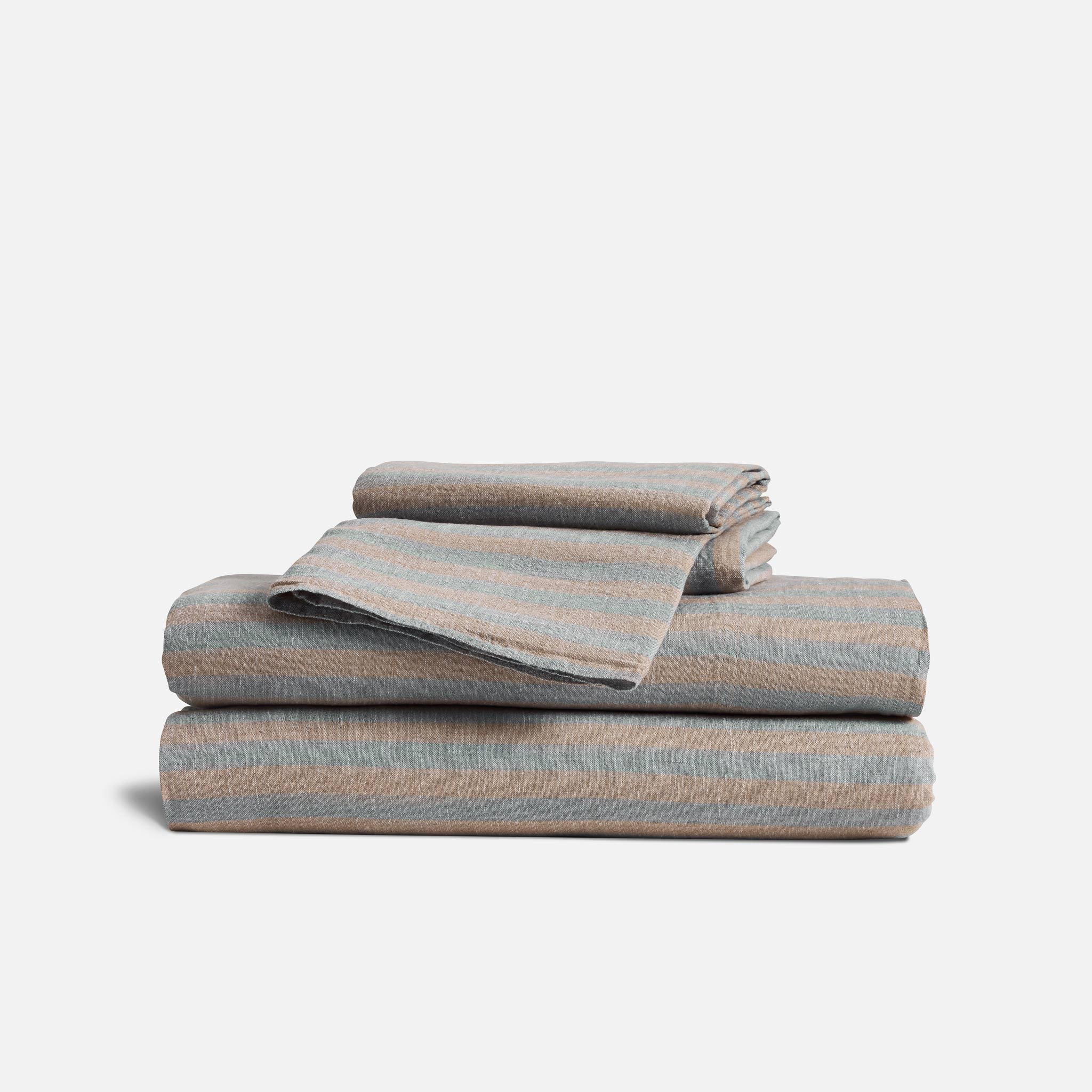  Caroline Z. Hurley Washed European Linen Core Sheet Set、mySite、sugarbowlscore