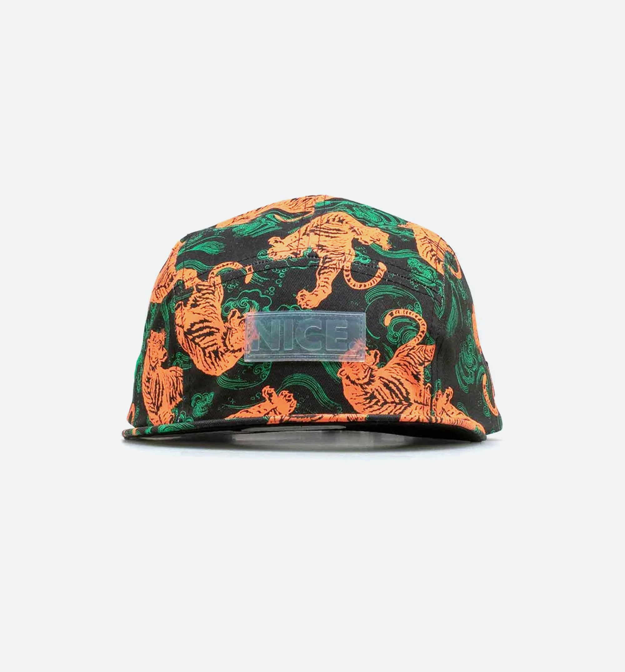 Nice Kicks Life Tiger Hat - Black/Orange/Green、mySite、dreamappss