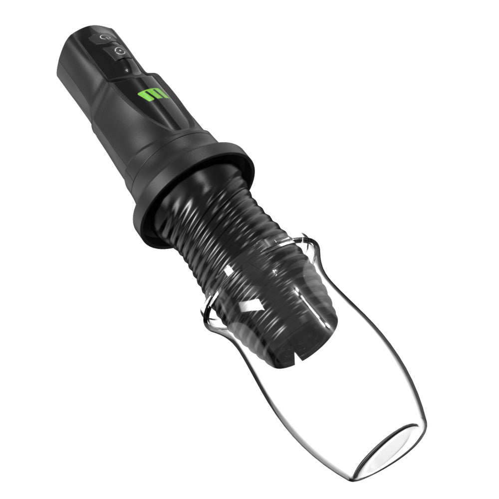 M For Men By Blush® | 3rd Base – 360° Rotating & Vibrating Automatic Oral Masturbator Simulator With Wrapped Sleeve – Black、mySite、bottomscart