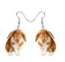 Animal Acrylic Earrings-Raccoon, Bunny, Turkey, Hedgehog, Hamster-MORE!、mySite、g9winljtr