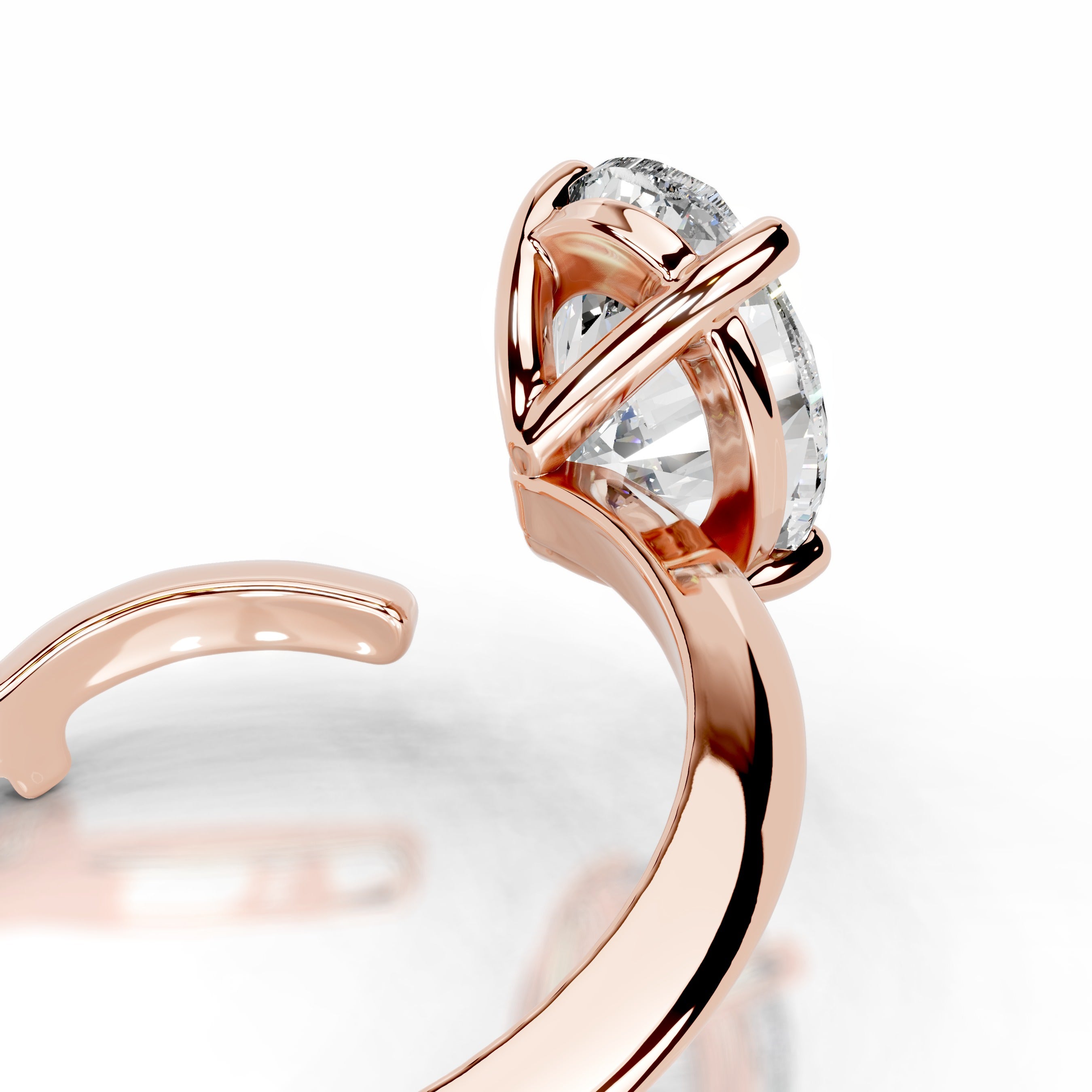 Diamond Delicacy Lab Grown Diamond Ring - 14K Rose Gold、mySite、hinf8tx79