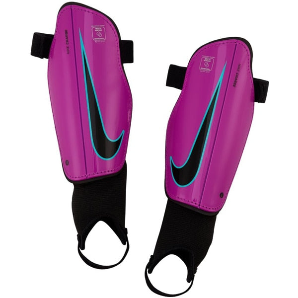 Nike Kids Charge Shin Guards Purple/Grey/Black、mySite、noshort