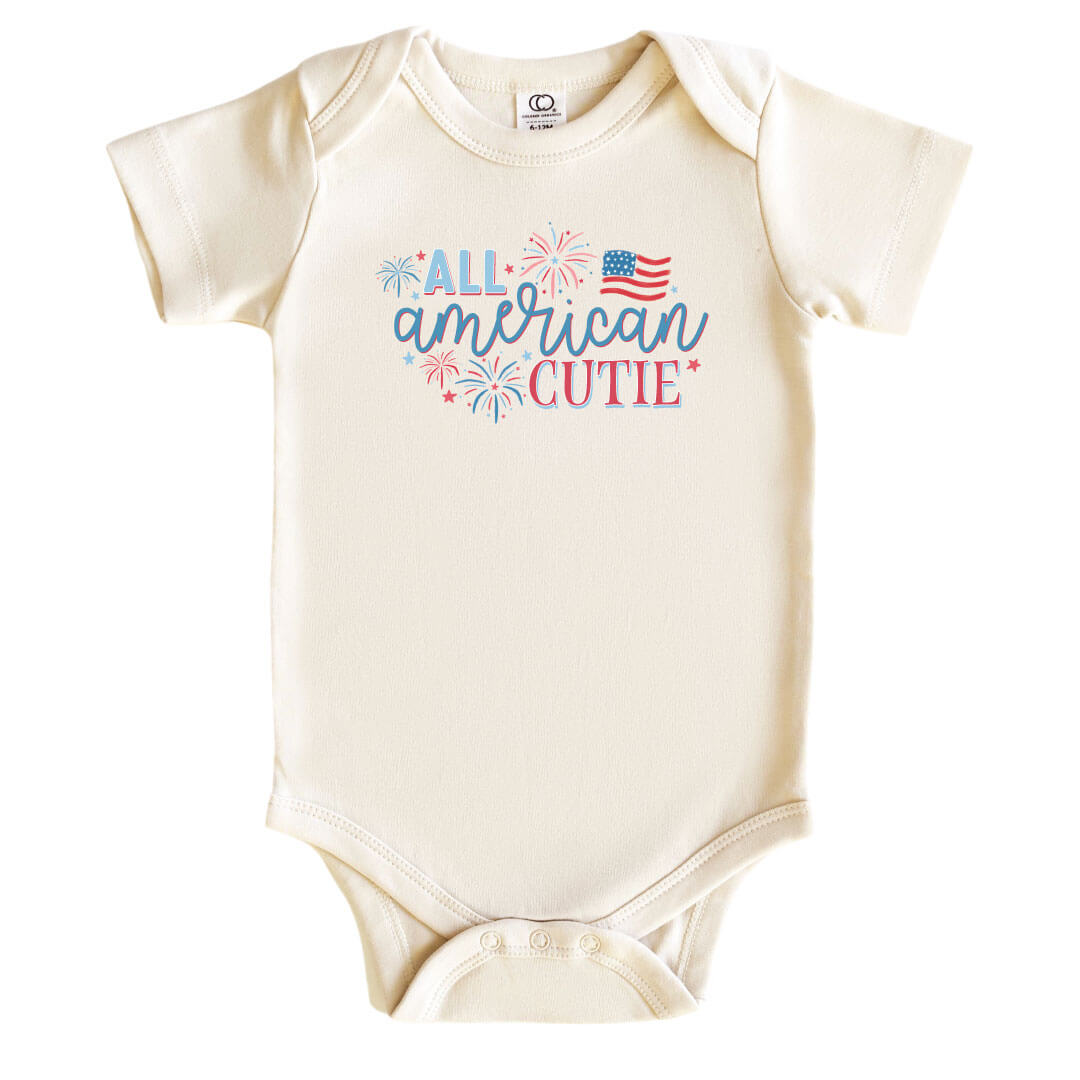  All American Cutie Graphic Bodysuit | Natural、mySite、layawaytickets