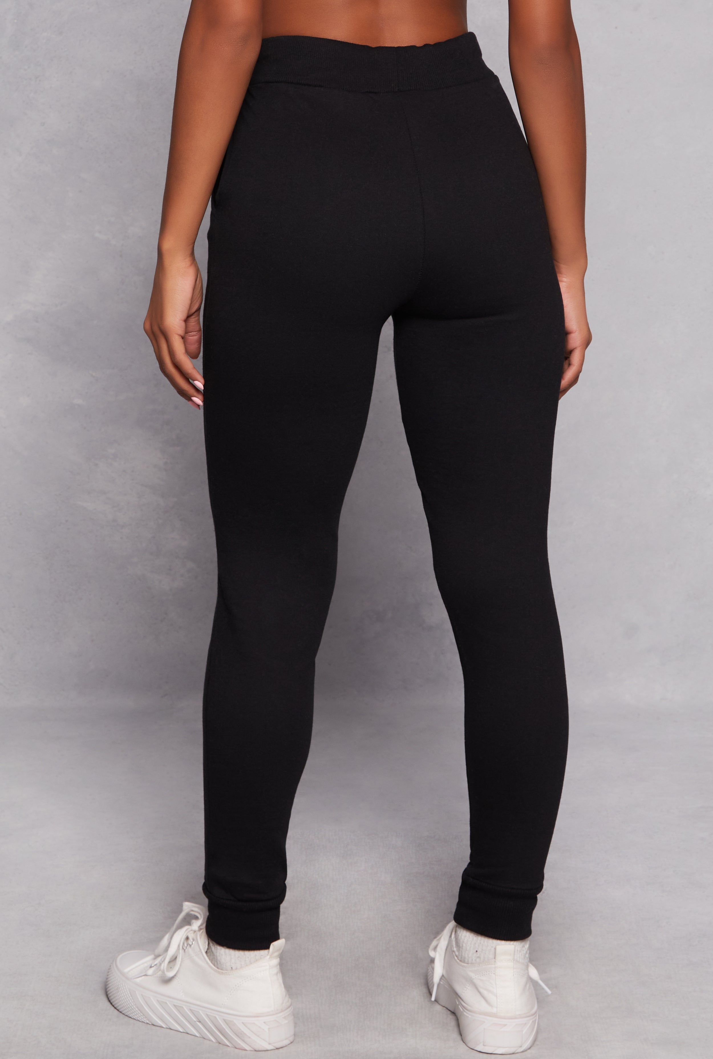 Graphic Print Drawstring Joggers、mySite、camillekostekn