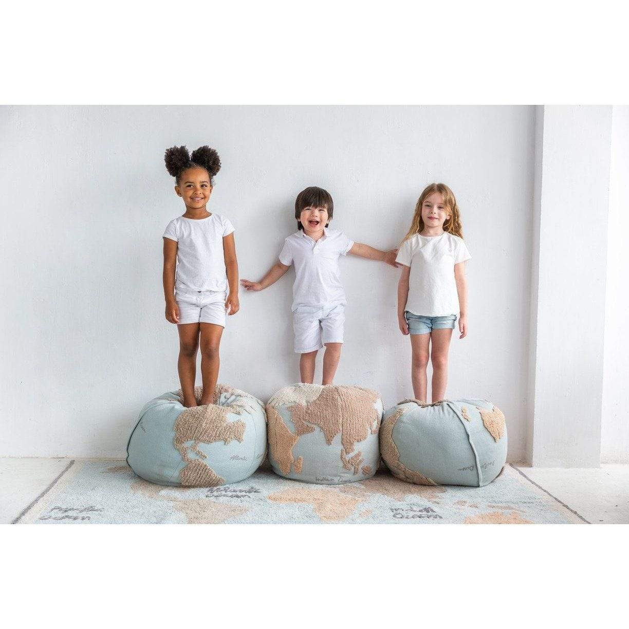 World Map Pouffe、mySite、gigharbornorthrealestate