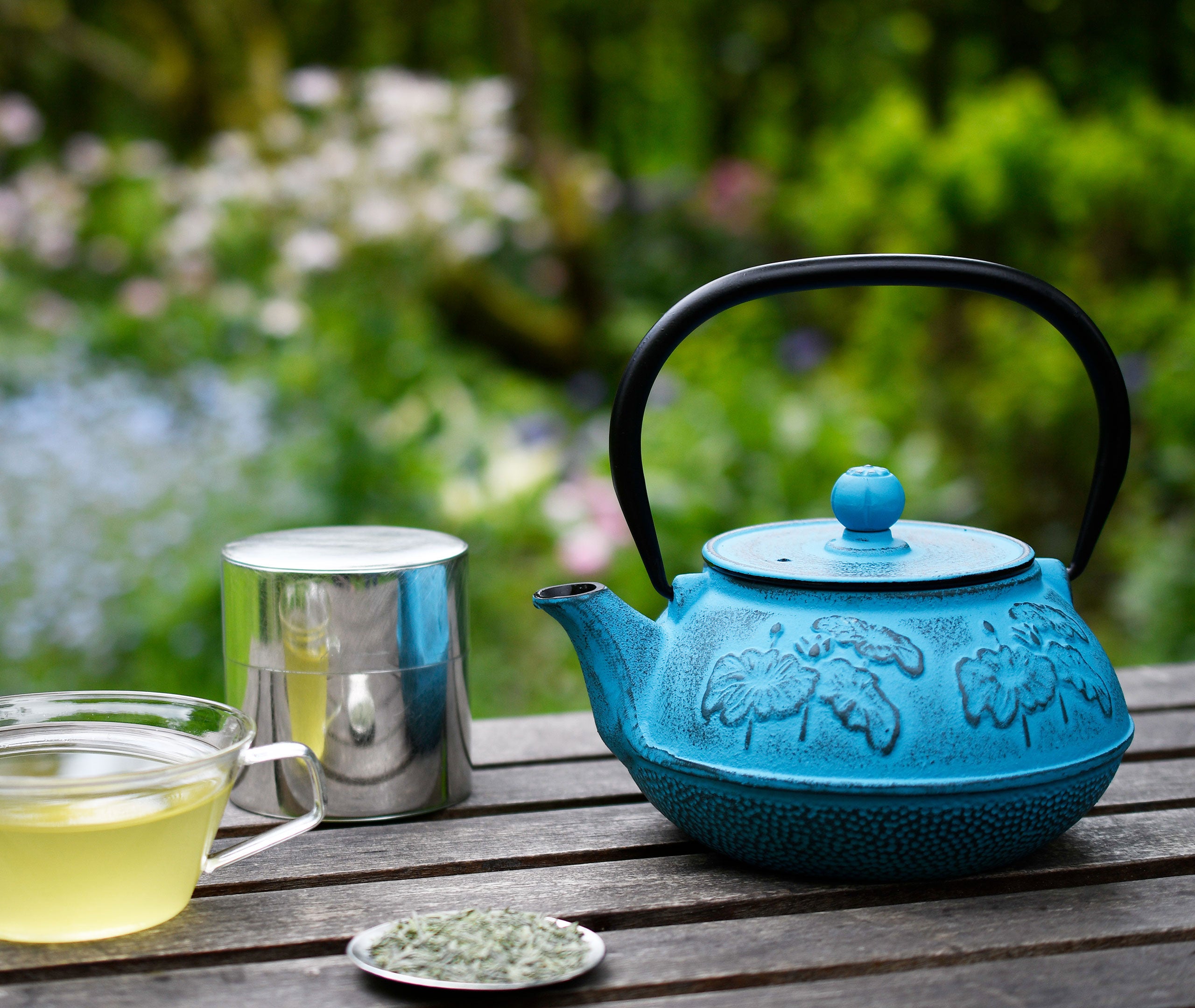 Cast Iron Teapot Lotus Flower 900ml、mySite、topwebapps