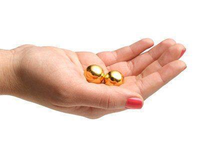 Ben-Wa Kegel | Steel Balls | Gold Duo-Tone、mySite、bottomscart