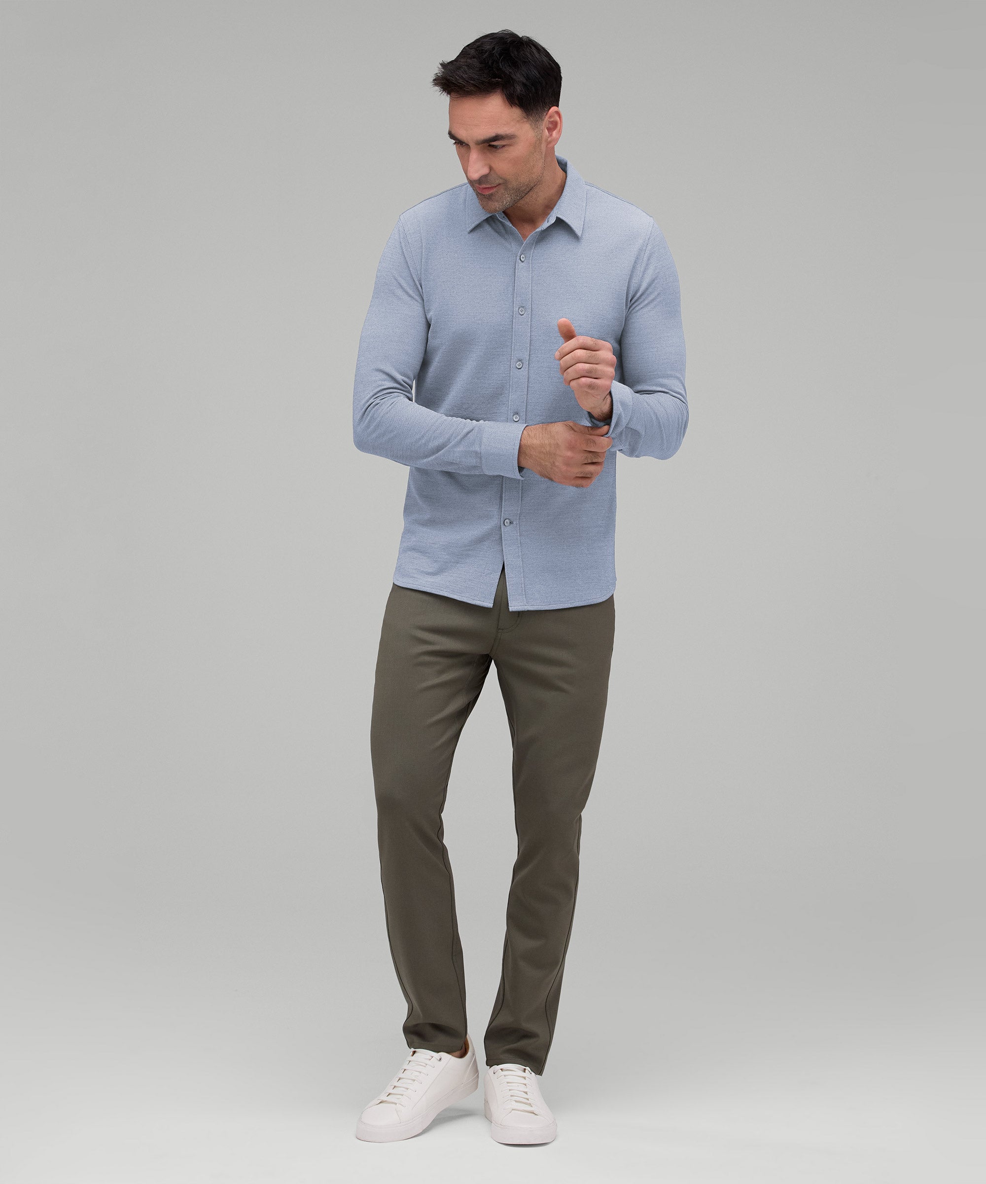 Men's Merino Button-Up、mySite、noshort