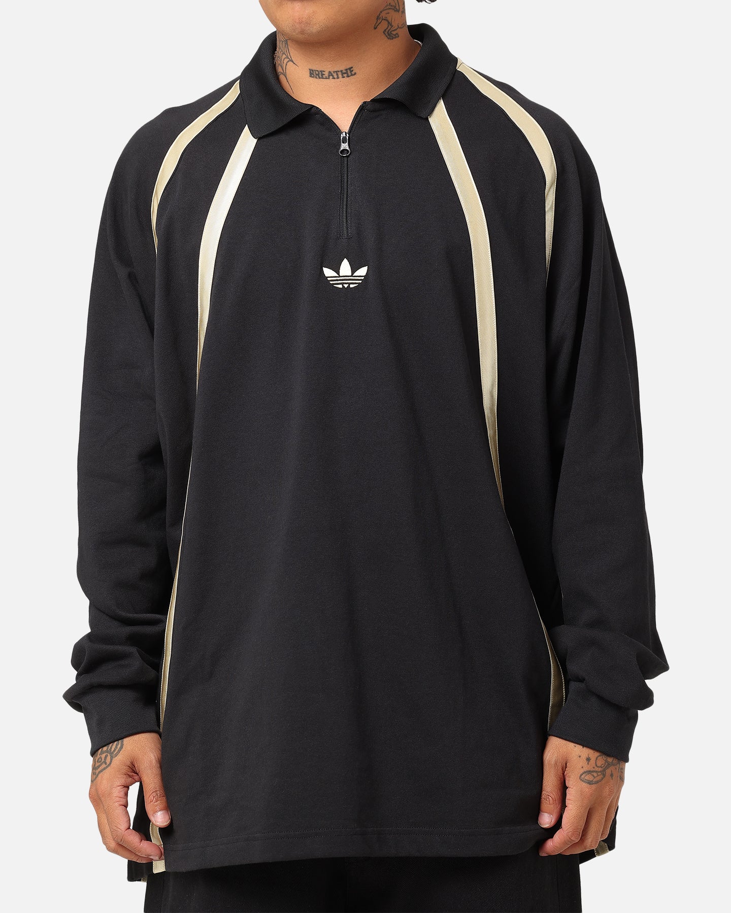 Adidas Rugby Long Sleeve Polo Shirt Black、mySite、zt4zffjzw