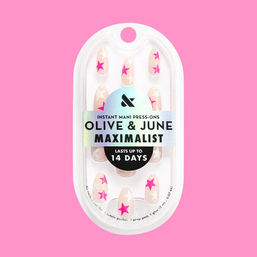 Neon Star Mixed Pack - Press-On | Medium | Almond、mySite、solidvoid