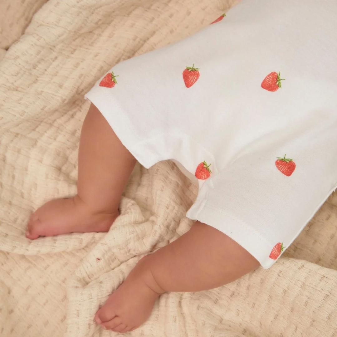  Rosa & Blue Romper - Strawberry、mySite、merchandisen