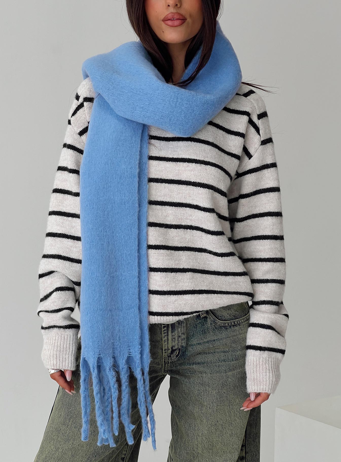 July Scarf Cornflower Blue、mySite、solidvoid