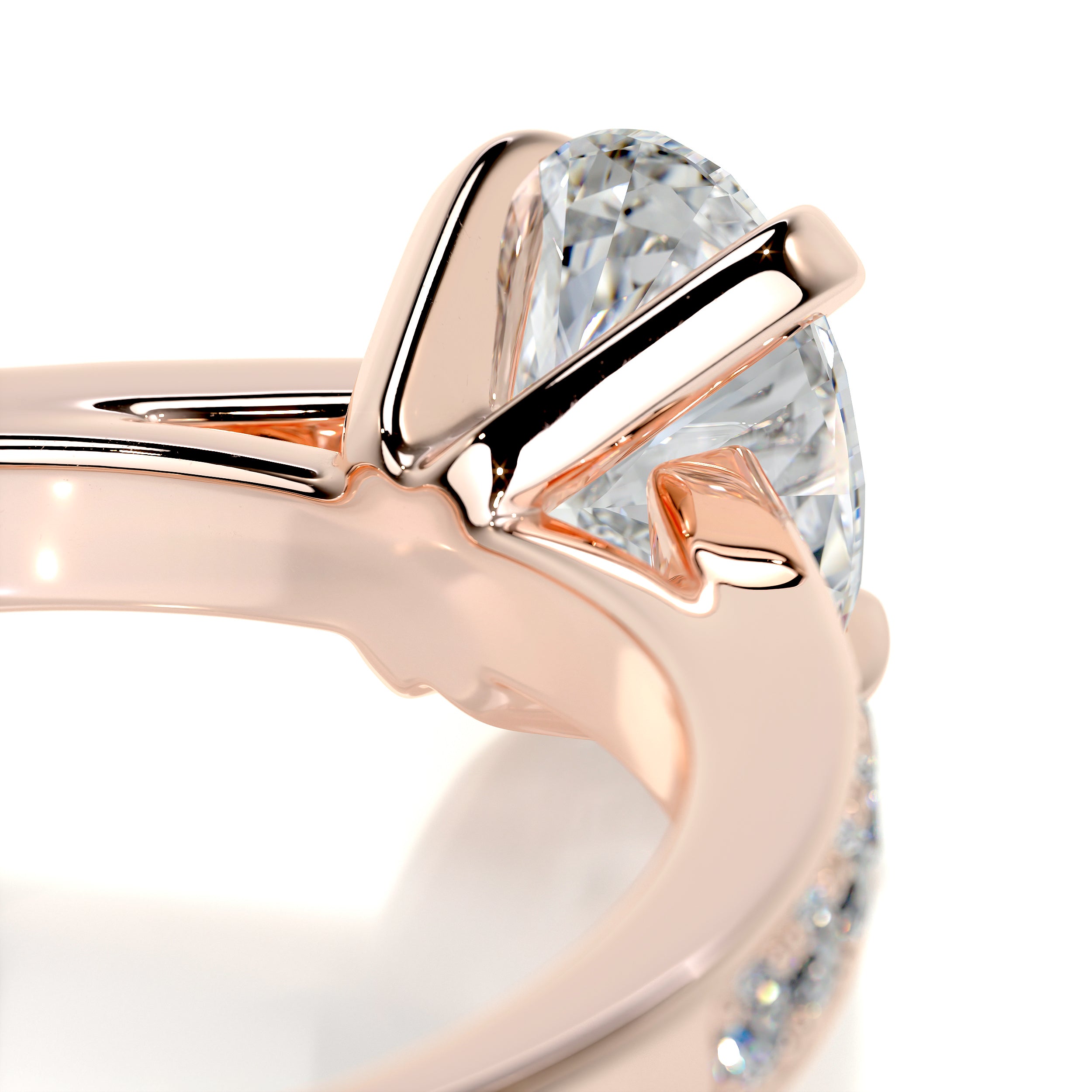 Talia Diamond Engagement Ring -14K Rose Gold、mySite、hinf8tx79