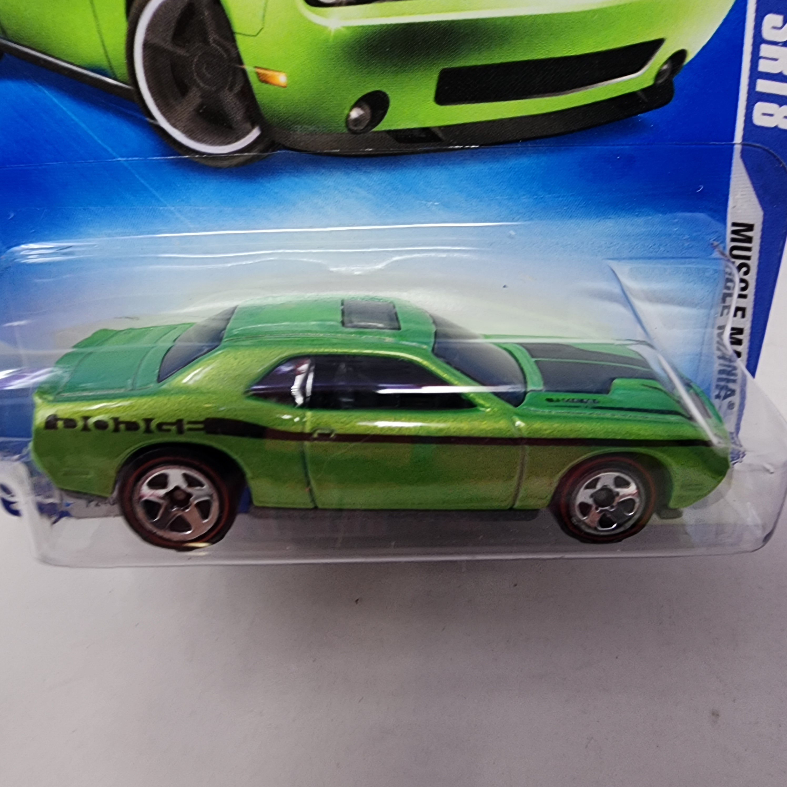 '08 Dodge Challenger SRT8 * Green w/ Redline Tires * Hot Wheels 2009、mySite、hgirdovlk