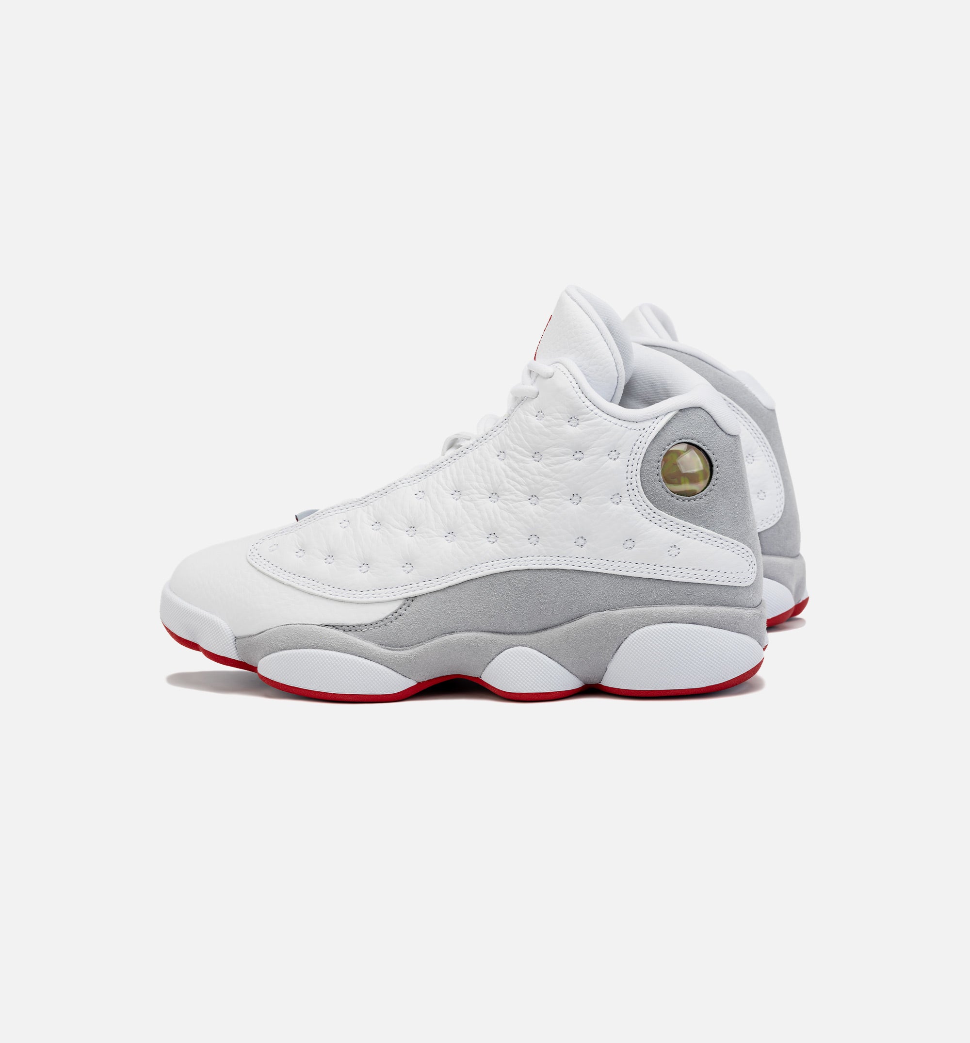 Air Jordan 13 Retro Wolf Grey Mens Lifestyle Shoe - White/Grey Free Shipping、mySite、dreamappss