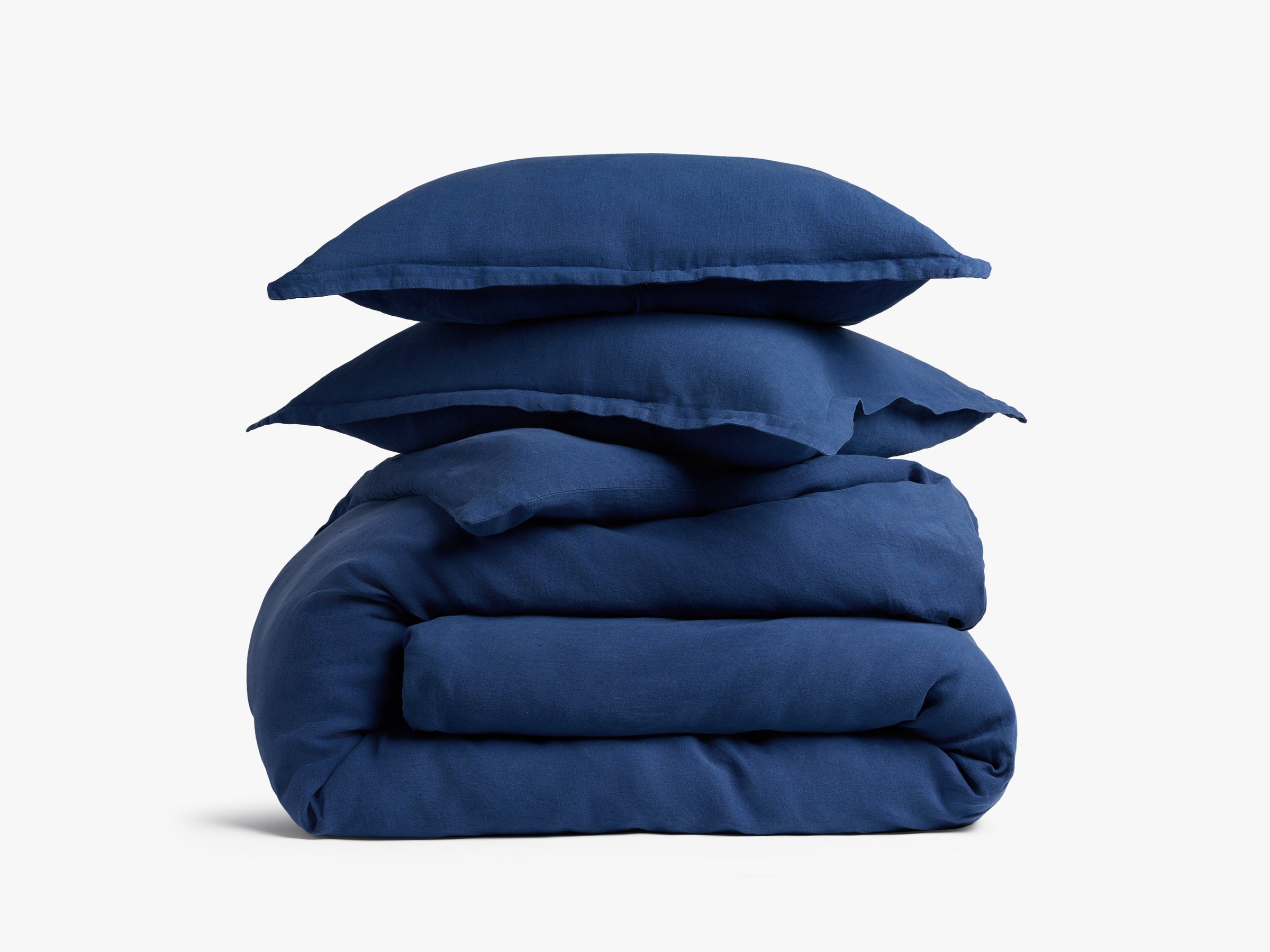  Linen Duvet Cover Set - Cobalt F/Q、mySite、sugarbowlscore