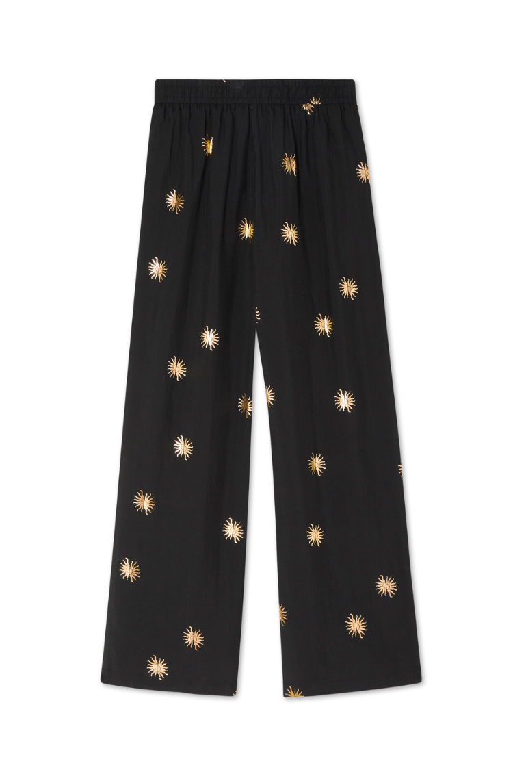 Gold Sun Elissa Trousers Petite、mySite、solidvoid
