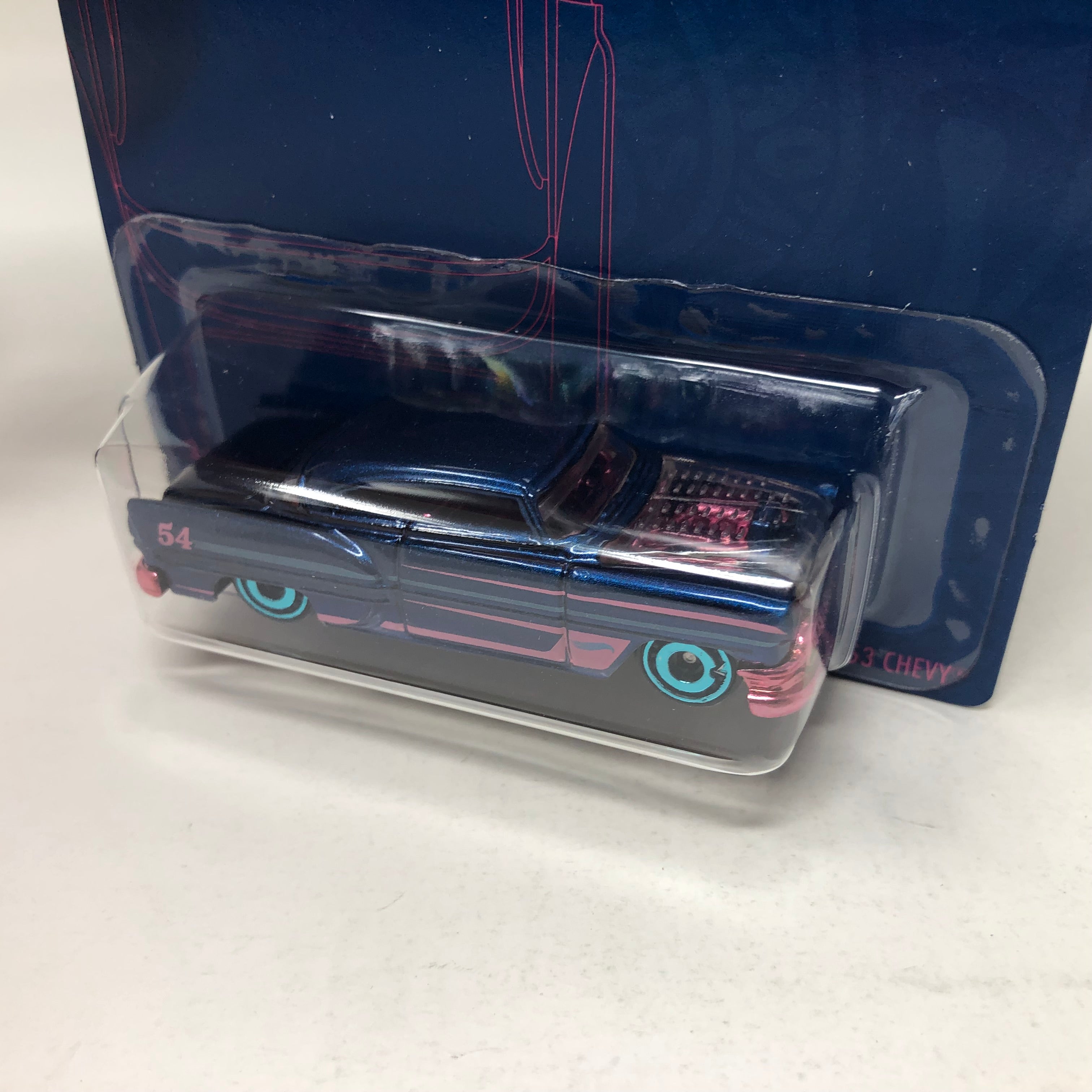 Custom '53 Chevy * 2022 Hot Wheels Satin Blue & Pink Set 54th Anniversary、mySite、hgirdovlk