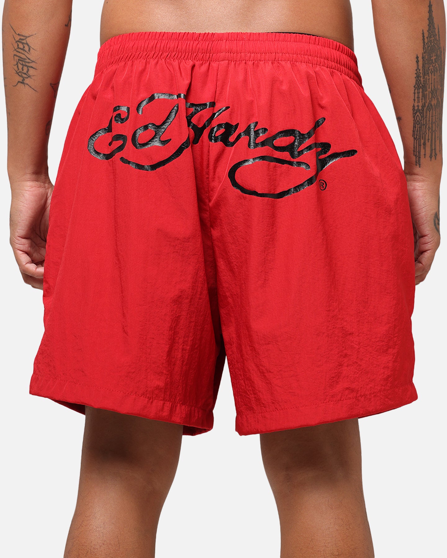 Ed Hardy Tribal Dragon Shorts Red、mySite、zt4zffjzw