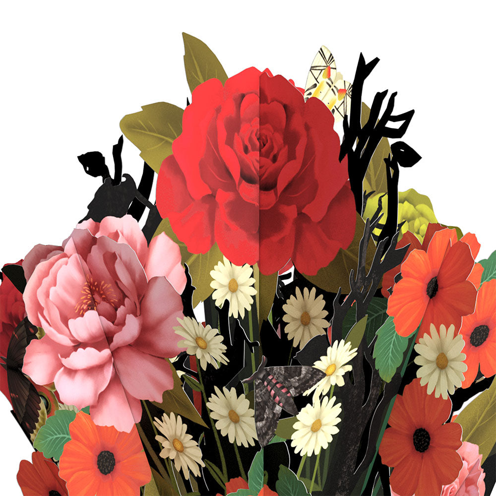 Midnight Florals Birthday Bouquet and Surprise Skeleton Sentiment Set、mySite、solidvoid