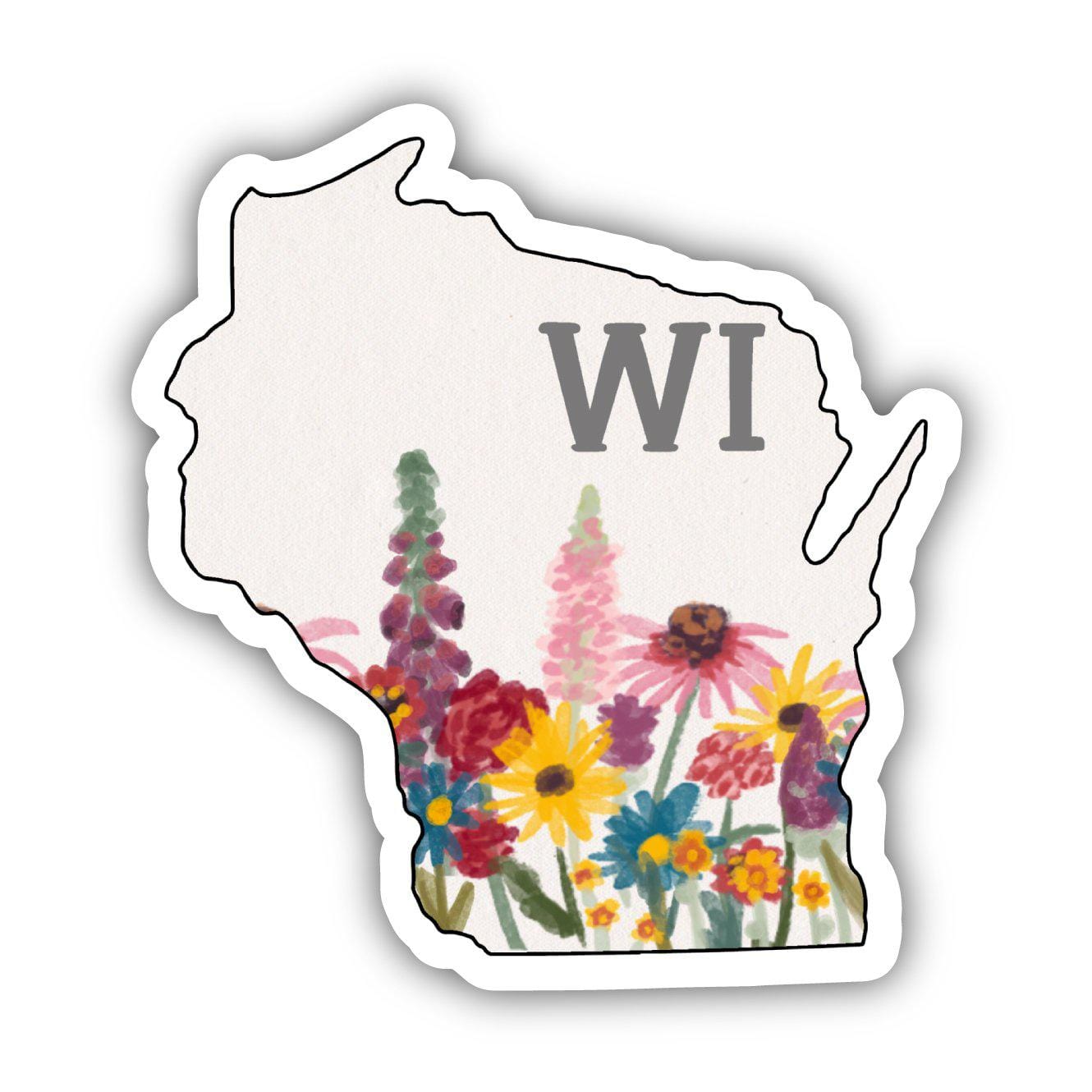  Wisconsin Painterly Pattern Sticker、mySite、elrpsem3k