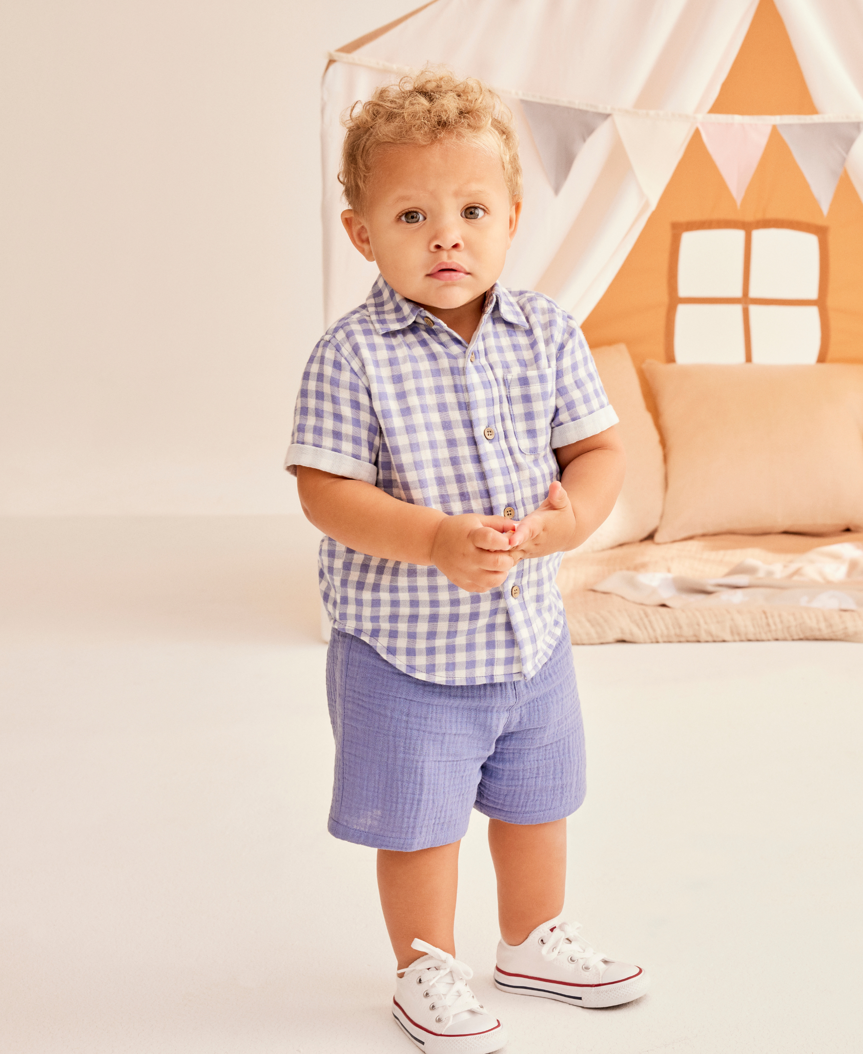  Check Gauze Short Set、mySite、layawaytickets