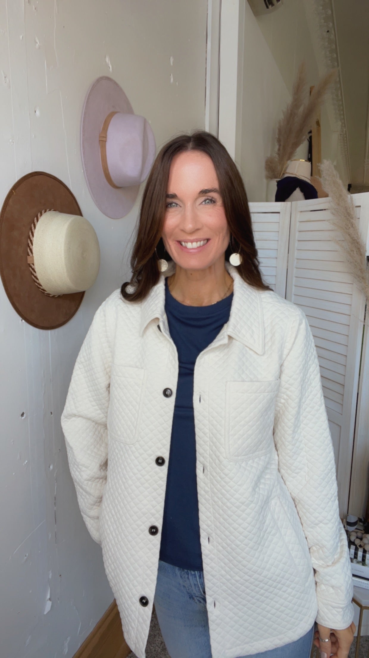 Jenna's Quilted Button Down、mySite、garagedoors4me