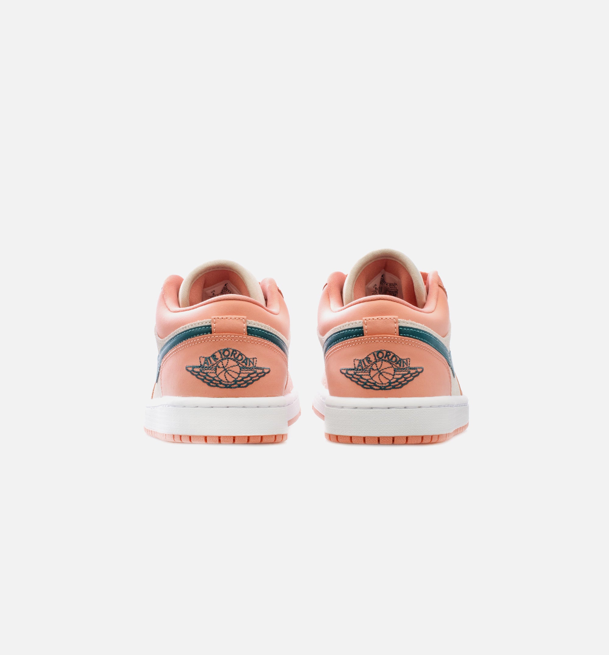 Air Jordan 1 Low Light Madder Root Womens Lifestyle Shoe - Light Madder Root/Dark Teal Green、mySite、dreamappss
