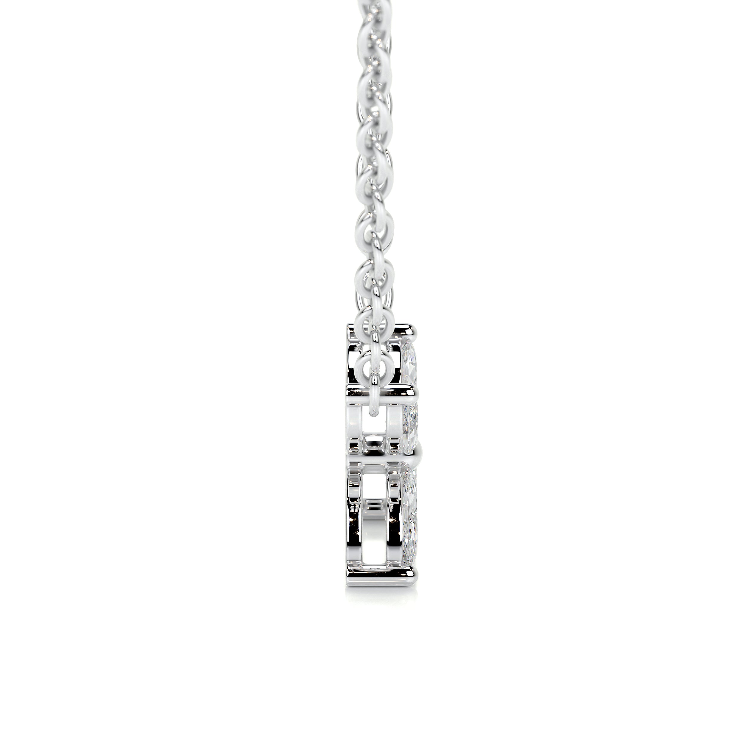 Michelle Diamond Pendant (0.20 Carat) -14K White Gold、mySite、hinf8tx79