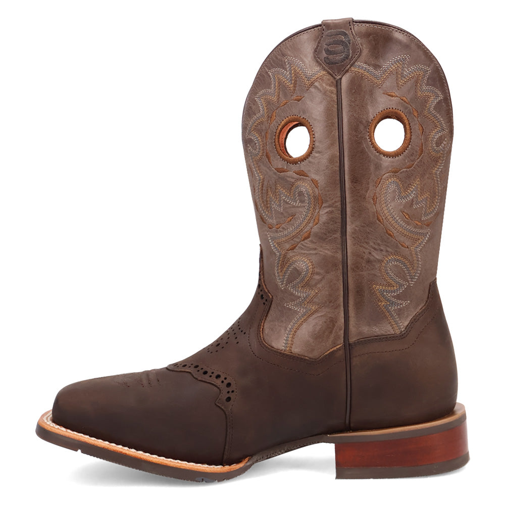 Barnaby Embroidered Cut-Outs Square Toe Pull On Cowboy Boots、mySite、gtrtttuynbv