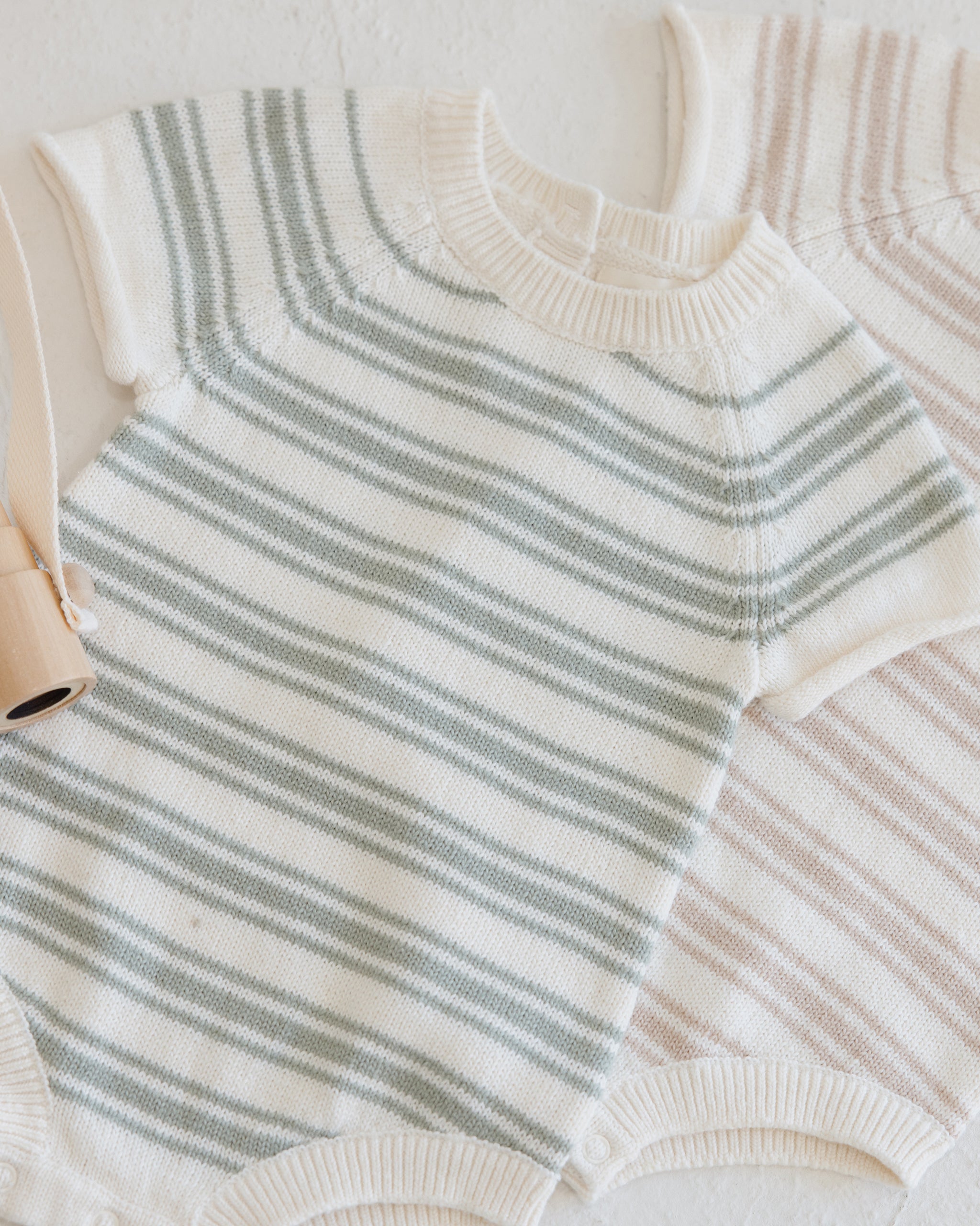  Rowan Romper || Sage Knit Stripe、mySite、layawaytickets