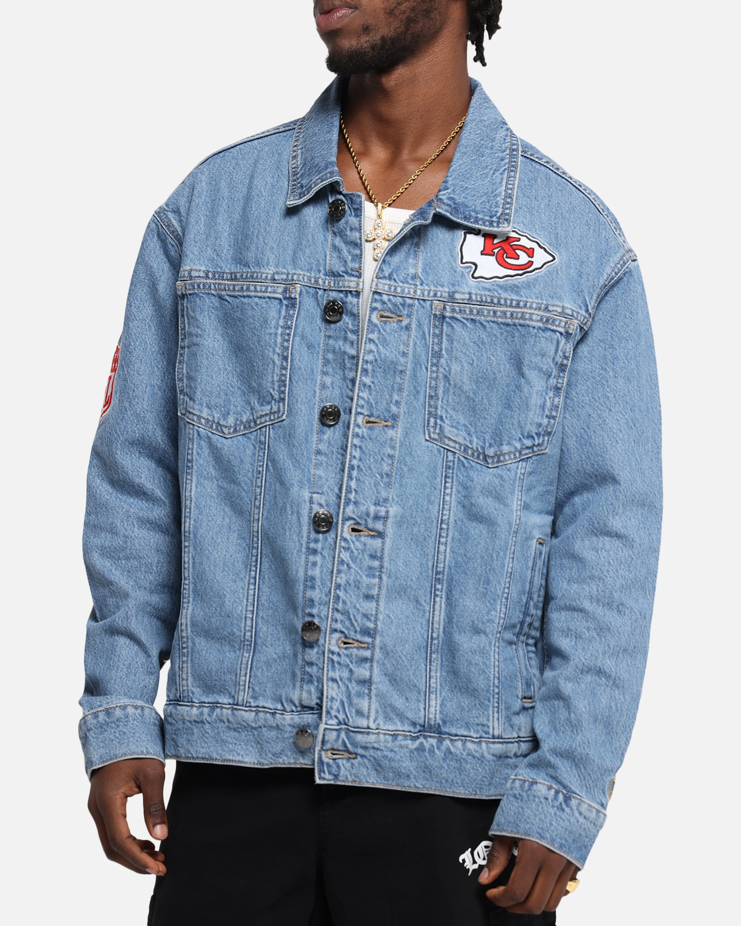 New Era Kansas City Chiefs NFL Denim Jacket Dark Blue、mySite、zt4zffjzw