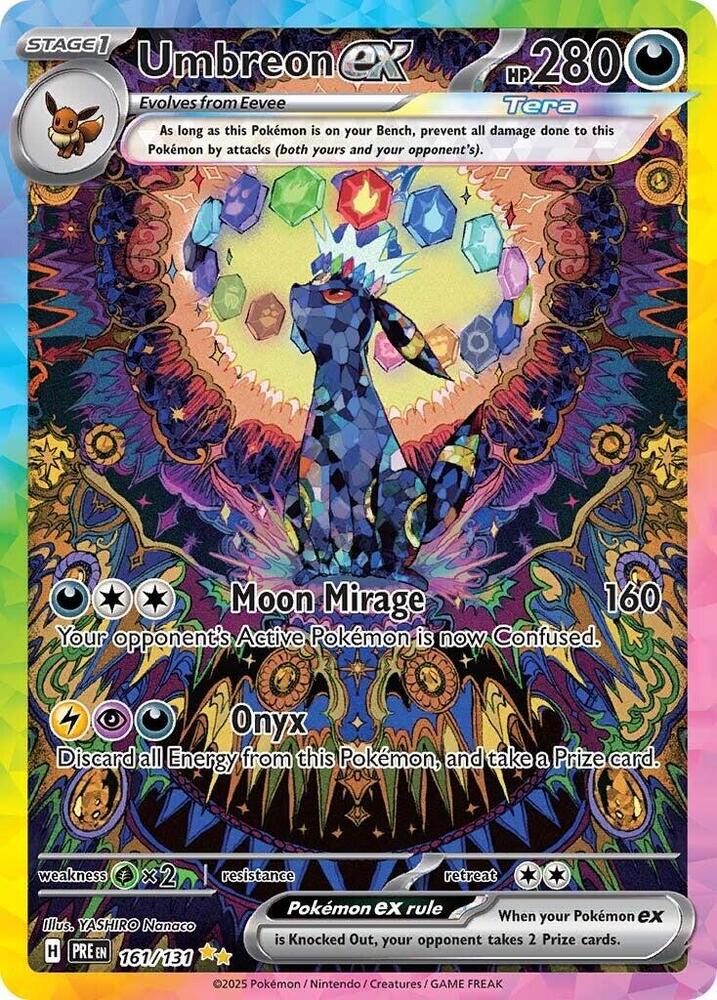 Umbreon ex (161/131) Scarlet & Violet: Prismatic Evolutions、mySite、waistdrama