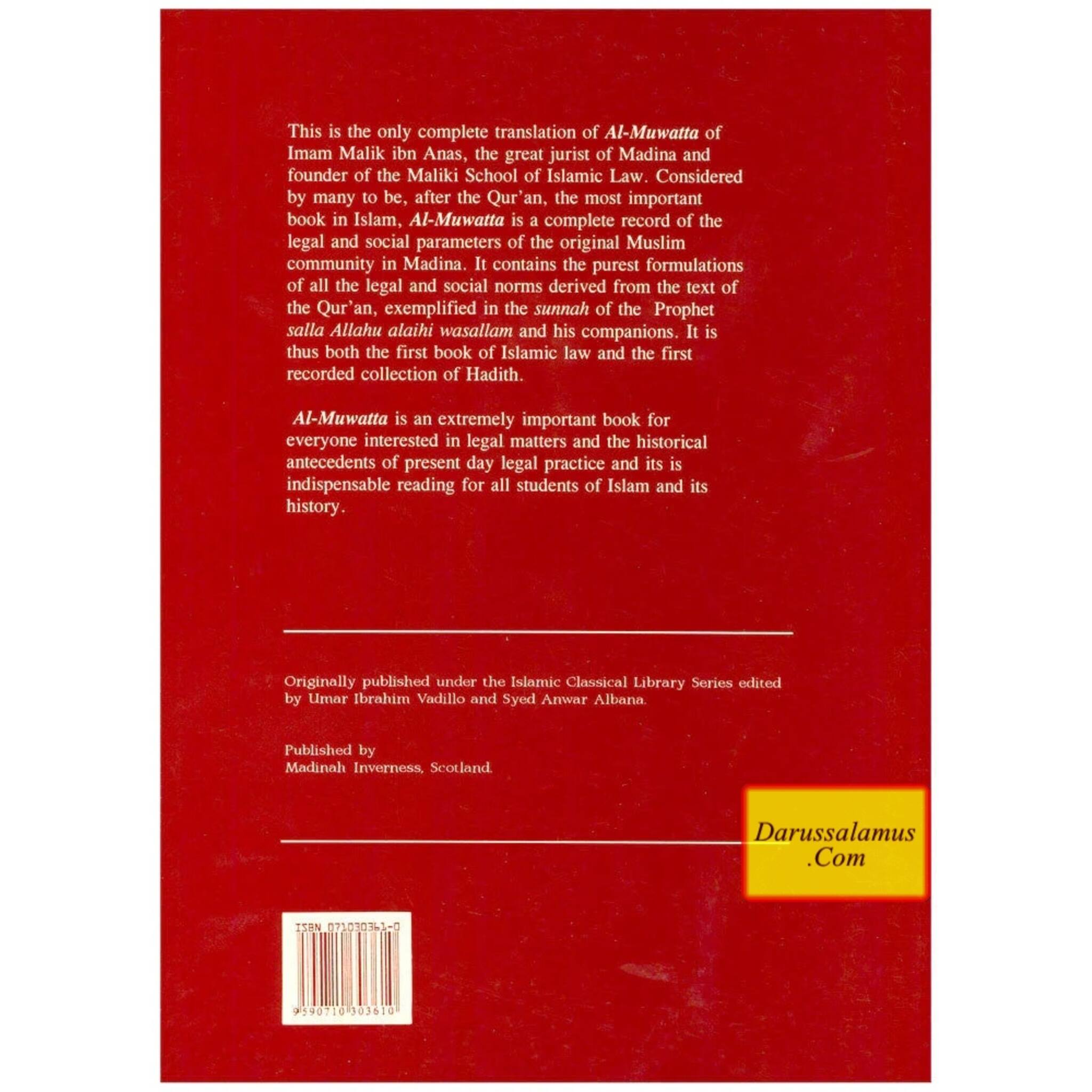 Al Muwatta of Imam Malik ibn Anas The First Formulation of Islamic Law By Aisha Abdurrahman Bewley、mySite、topwebapps